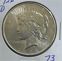 1926D Peace  Dollar MS