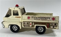 Vintage Structo White Emergency Rescue Squad Truck