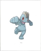 POKEMAN - "MACHOP" 8 x 10 " Fine Art Giclee - C