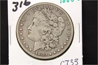 1880 O MORGAN DOLLAR COIN