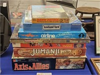 SEVEN ASSORTED FAMILY GAMES