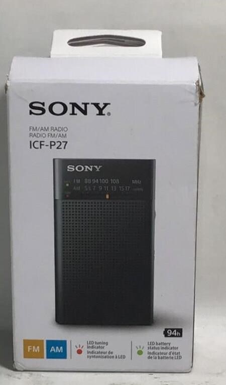 New Sony FM/AM Radio