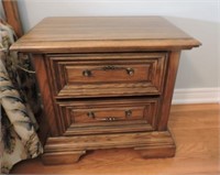 Pair of Gerrard Collin Inc. 2 drawer end tables