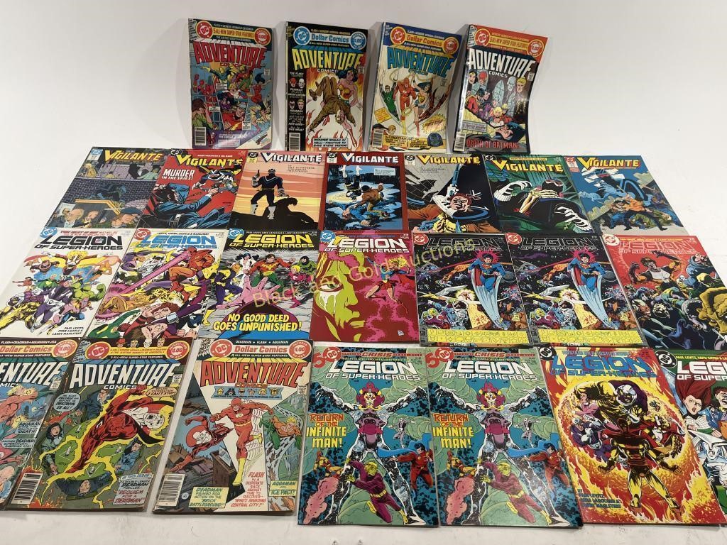 (25) VTG DC Comic Books: Adventure Comics & More