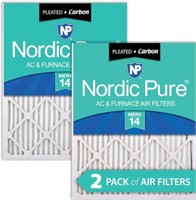 2-Pk Nordic Pure 20"x30"x1" Filters