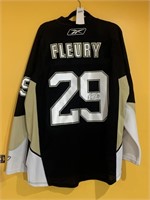 PENGUINS FLEURY JERSEY STANLEY CUP FINAL 2 X