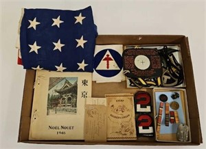 Asst WWII Military Collectibles