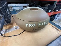 Football crock pot & hanging rack