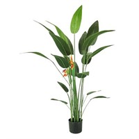 Artificial Silk Bird of Paradise Tree with Flower