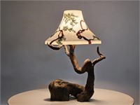 Bonsai Tree Lamp Inlaid Fibreglass Shade