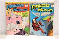 (2) FORBIDDEN WORLDS 12 CENT COMICS