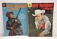 (2) ROY ROGERS AND TRIGGER 10 CENT COMICS