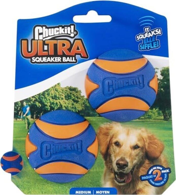 Chuckit Ultra Squeaker Ball Dog Toy, Medium (2.5