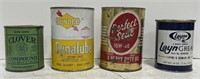(AF) Two 1 Quart Motor Oil Canisters with Two 16