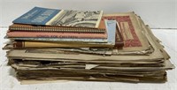 (AF) Lot of Antique Music Sheet Books with