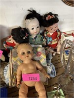 LOT OF MISC DOLLS JAPANESE MORE