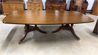 Large Mahogany Double Pedestal Dining Table