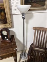 CHROME 58" TALL FLOOR LAMP