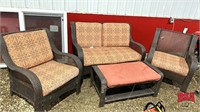 4 pc. Wicker Patio Set