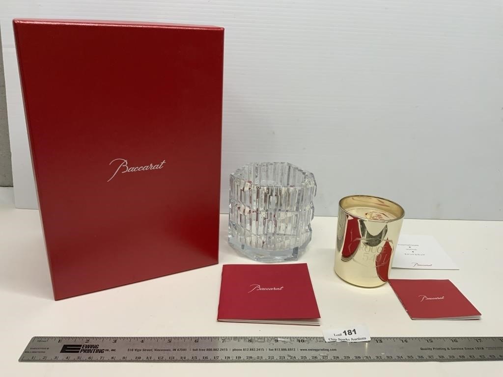 Baccarat Photophore Crystal Votive Candle Holder