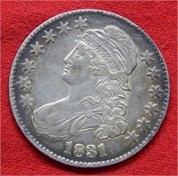 1831 Bust Silver Half Dollar