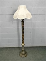 Vintage Brass Floor Lamp For Restoration