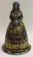 Imperial Carnival Glass Figural Bell