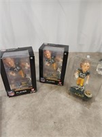 Aaron Kampman bobbleheads, one is signed