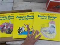 3 Curious George books
