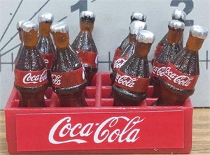Tiny  coca-cola tray with bottles