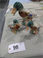 Vintage Set of 3 Mallard Ducks