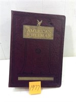 American Rifleman 1977 Full Year in Leather Binder