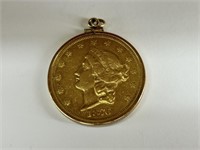 1876 S $20 Gold Piece