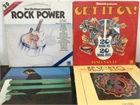 4 Mixed Vintage 12" Vinyl Albums