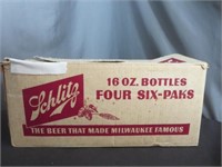 Schlitz Cardboard Case Nov. 1964