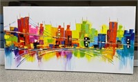 Decorator Canvas - Cityscape (47" x 24")