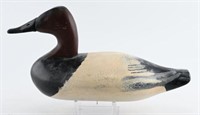 1992 William L. Adams Canvasback drake decoy