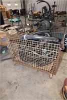Collapsible Wire Tote With Empty Conduit