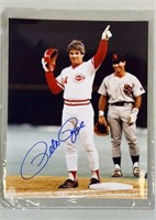 Pete Rose Signed 1994 Baseball Photograph