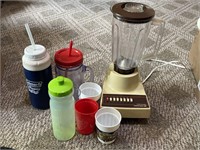 Lot of misc items including blender, cups,
