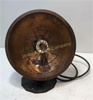 Copper Heat Lamp w/ Cast Iron Base