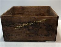 American Cyanamid Company Wooden Box