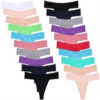 SM4127  Sunm Boutique Lace Thongs 20 Pack.