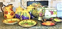 Selection of Fruit Motif Kitchen Items