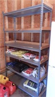 Five tier HD garage shelving unit 84”x50”x19"