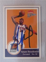 AMARE STOUDEMIRE SIGNED SPORTS CARD WITH COA