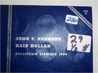 29 Kennedy Half Dollar Book P & D 1985-1999