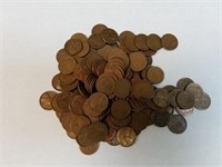 APPROX 1LB WHEAT PENNIES UNSEARCHED