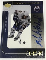 2001 UD Ice Clear Cut Auto Mike Comrie #MC