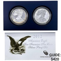 2012 ASE Proof and Rev. Proof [2 Coins]